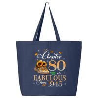 Chapter 80 Fabulous Since 1945 80th Birthday Queen Diamond 25L Jumbo Tote