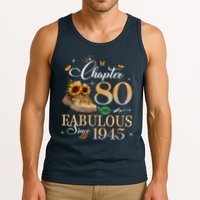 Chapter 80 Fabulous Since 1945 80th Birthday Queen Diamond Tank Top