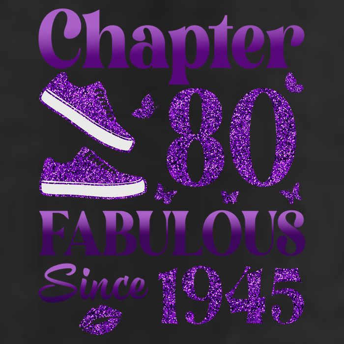 Chapter 80 Fabulous Since 1945 80Th Birthday 7 Panel Mesh Trucker Snapback Hat