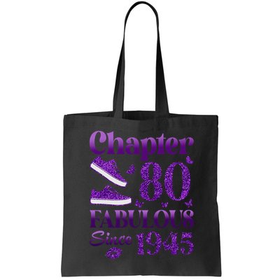 Chapter 80 Fabulous Since 1945 80Th Birthday Bag