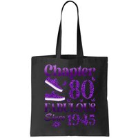 Chapter 80 Fabulous Since 1945 80Th Birthday Bag