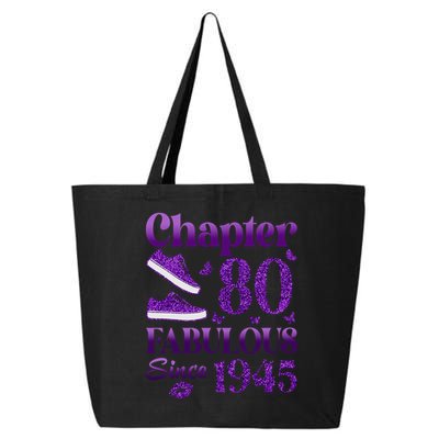 Chapter 80 Fabulous Since 1945 80Th Birthday 25L Jumbo Tote