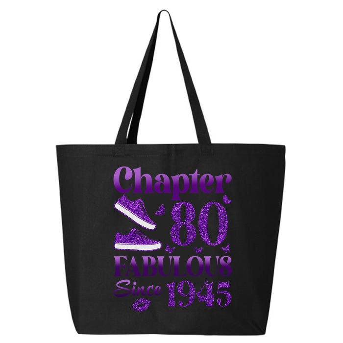 Chapter 80 Fabulous Since 1945 80Th Birthday 25L Jumbo Tote