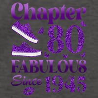Chapter 80 Fabulous Since 1945 80Th Birthday Vector Backpack