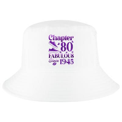 Chapter 80 Fabulous Since 1945 80Th Birthday Cool Comfort Performance Bucket Hat