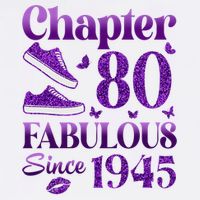 Chapter 80 Fabulous Since 1945 80Th Birthday Sweatshirt
