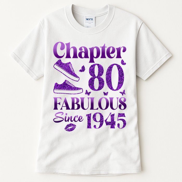 Chapter 80 Fabulous Since 1945 80Th Birthday Tall T-Shirt