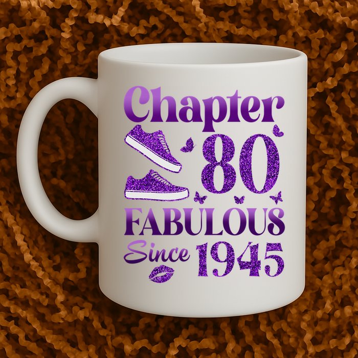 Chapter 80 Fabulous Since 1945 80Th Birthday Mug