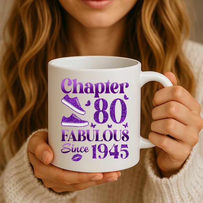 Chapter 80 Fabulous Since 1945 80Th Birthday Mug