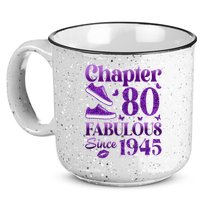 Chapter 80 Fabulous Since 1945 80Th Birthday 15oz Campfire Ceramic Mug