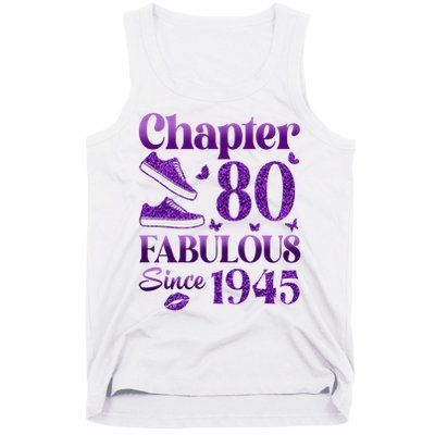Chapter 80 Fabulous Since 1945 80Th Birthday Tank Top