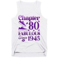 Chapter 80 Fabulous Since 1945 80Th Birthday Tank Top