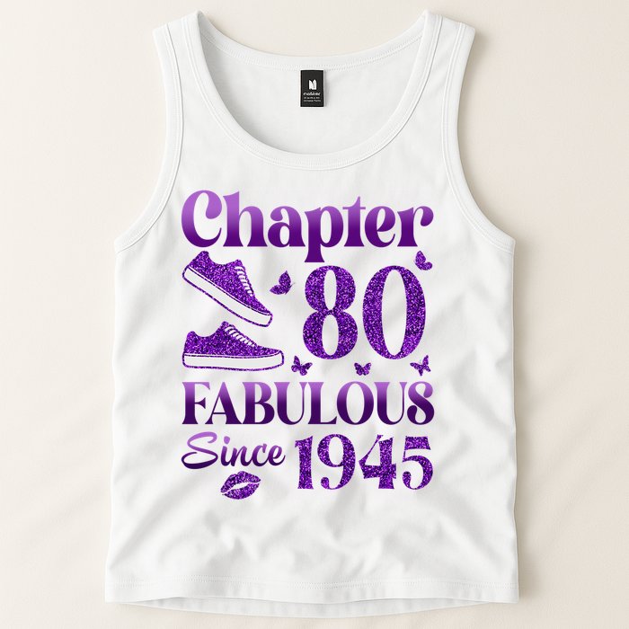 Chapter 80 Fabulous Since 1945 80Th Birthday Tank Top
