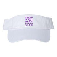 Chapter 80 Fabulous Since 1945 80Th Birthday Visor