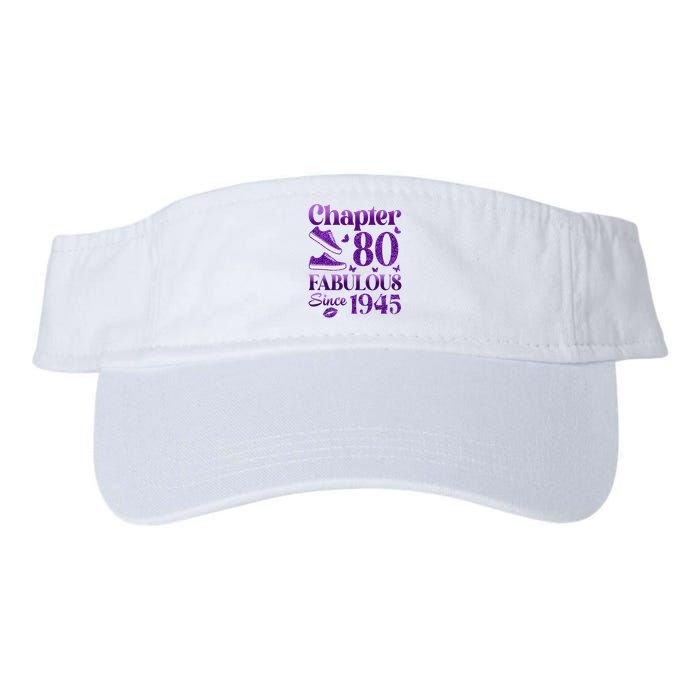 Chapter 80 Fabulous Since 1945 80Th Birthday Visor