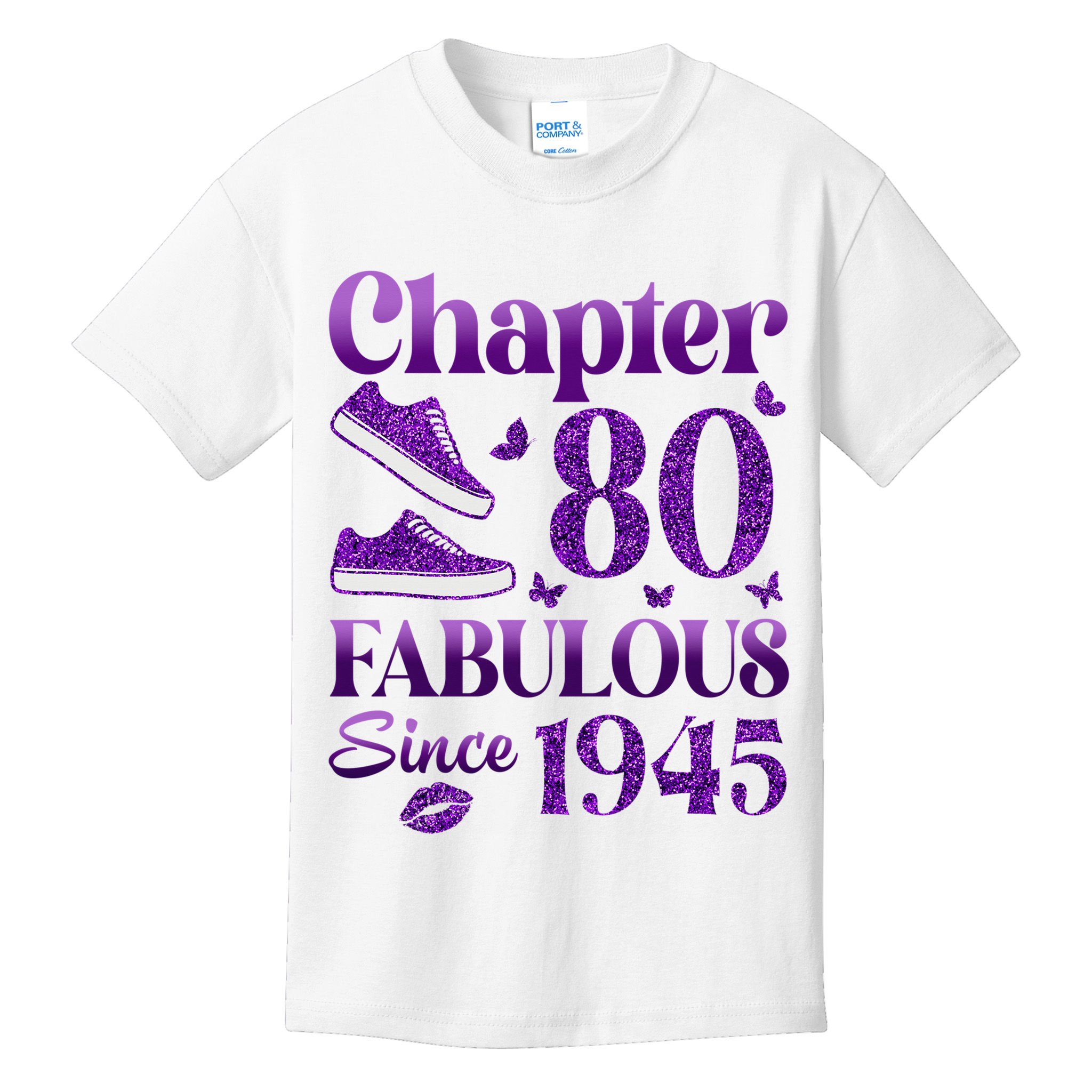 Chapter 80 Fabulous Since 1945 80Th Birthday Kids T-Shirt