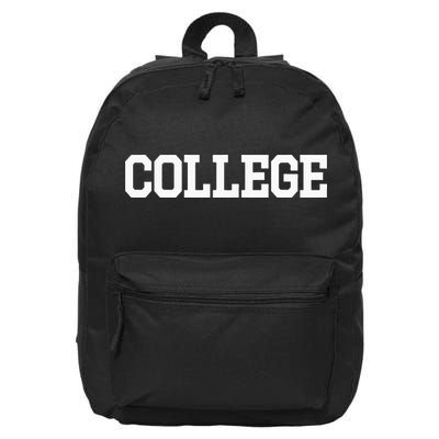 College 80s Party Animal Retro 16 in Basic Backpack
