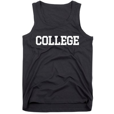 College 80s Party Animal Retro Tank Top