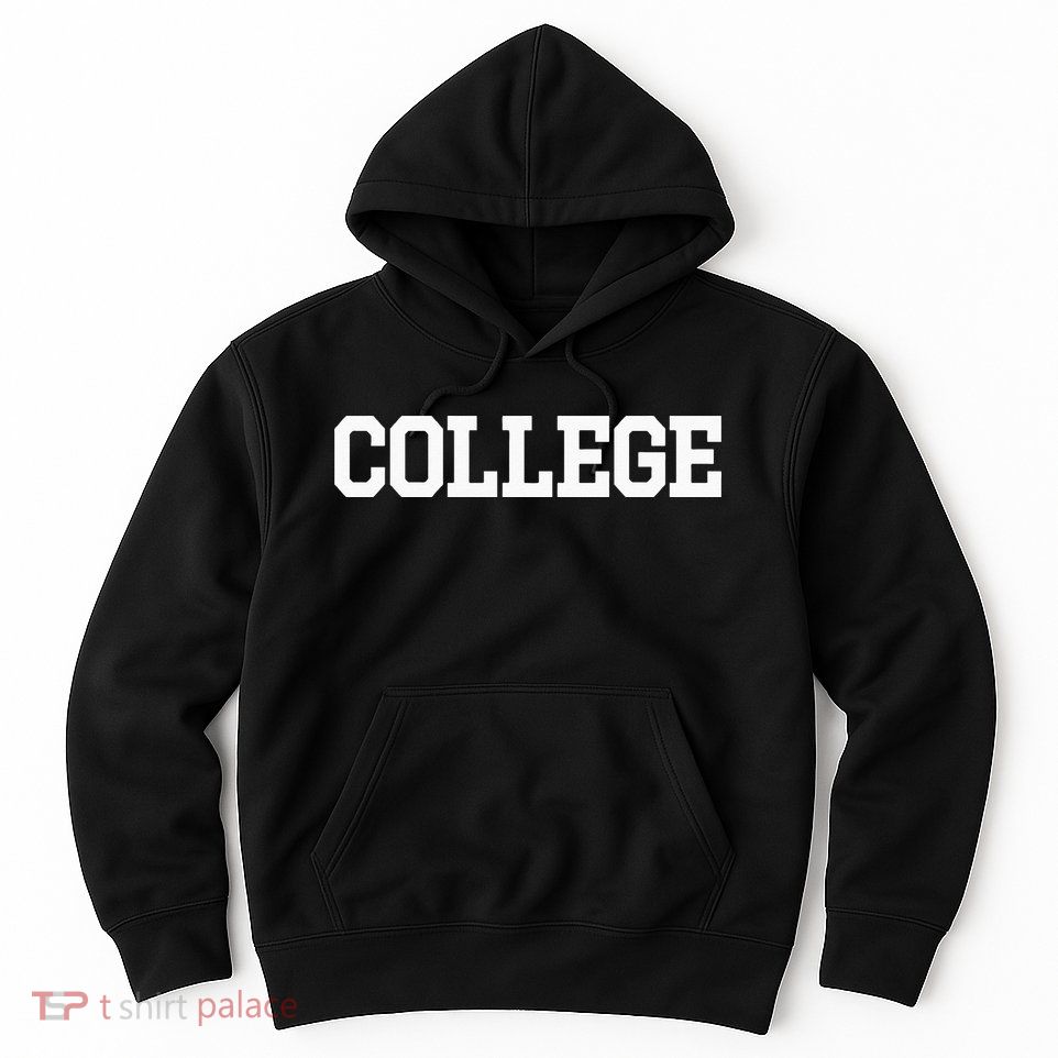 College 80s Party Animal Retro Hoodie