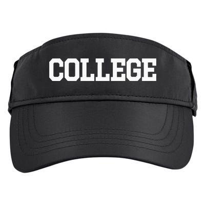 College 80s Party Animal Retro Adult Drive Performance Visor