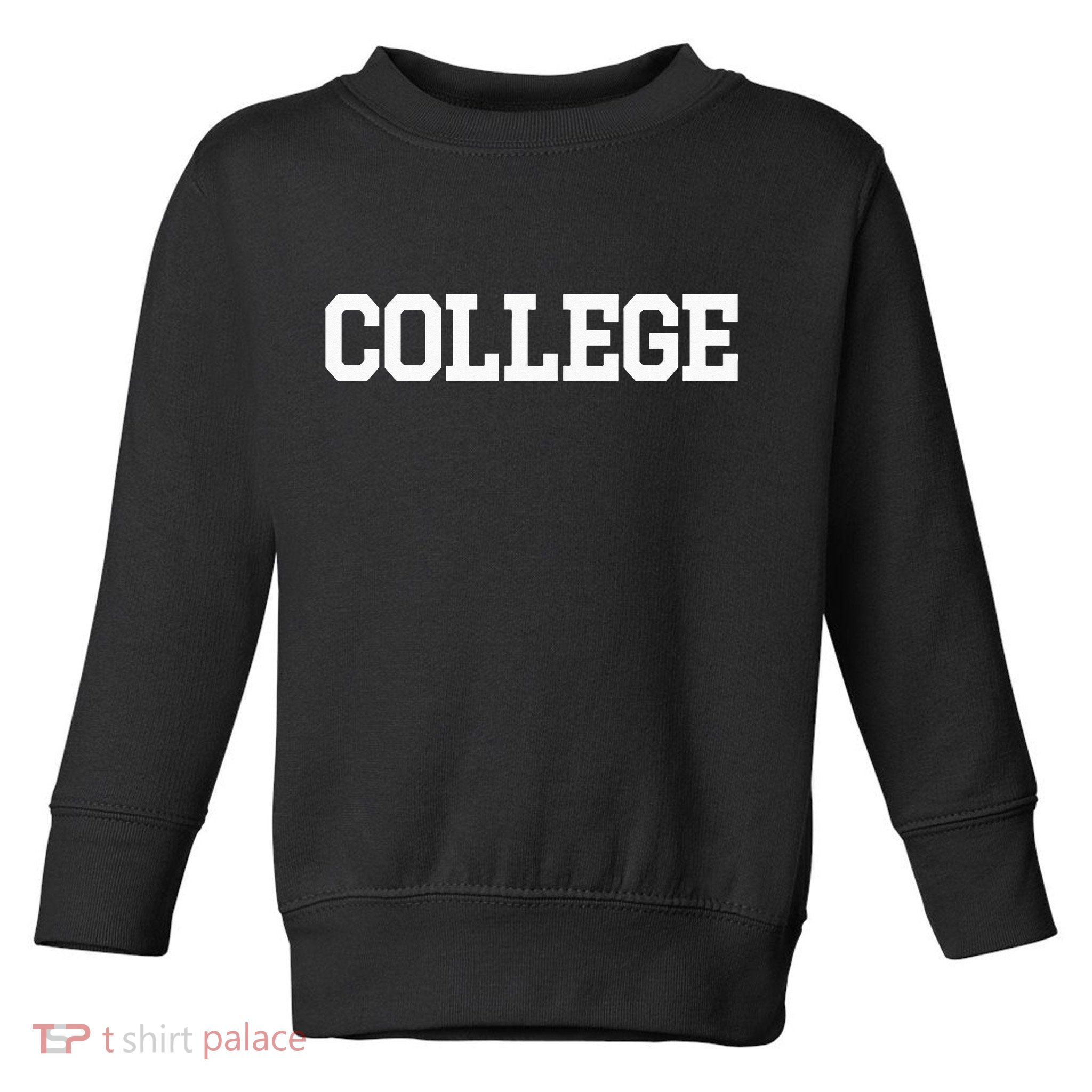 College 80s Party Animal Retro Toddler Sweatshirt