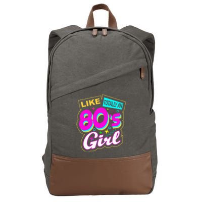 Cool 80's Retro Fashion Throwback Culture Party Lover Cotton Canvas Backpack