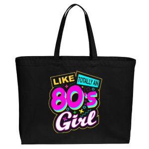 Cool 80's Retro Fashion Throwback Culture Party Lover Cotton Canvas Jumbo Tote