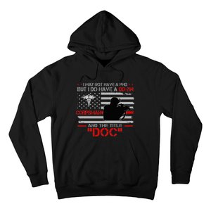 Corpsman 8404 Title Doc DD214 Gift For Corpsman Veteran Hoodie