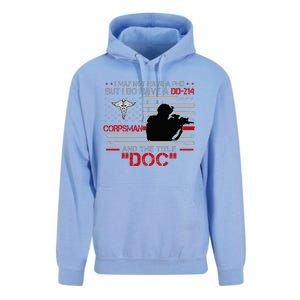 Corpsman 8404 Title Doc DD214 Gift For Corpsman Veteran Unisex Surf Hoodie