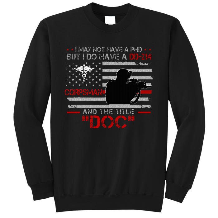 Corpsman 8404  Title Doc DD214  Gift For Corpsman Veteran Sweatshirt