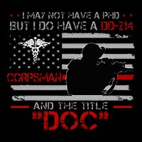 Corpsman 8404  Title Doc DD214  Gift For Corpsman Veteran T-Shirt