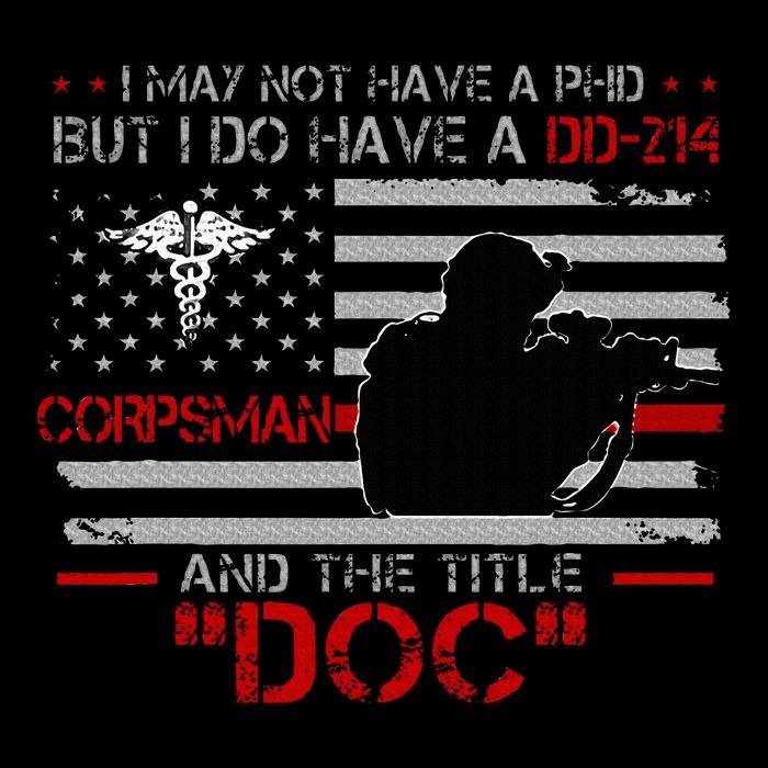 Corpsman 8404  Title Doc DD214  Gift For Corpsman Veteran T-Shirt