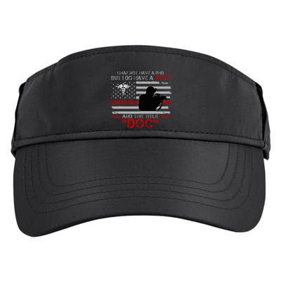 Corpsman 8404  Title Doc DD214  Gift For Corpsman Veteran Adult Drive Performance Visor