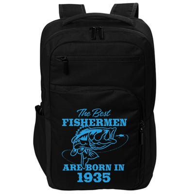 Cute 88 Year Old Fisherman Fishing 1935 88th Birthday Impact Tech Backpack