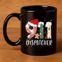 Christmas 911 Dispatcher SantaS Favorite 911 Dispatcher 11oz C Handle Ceramic Mug