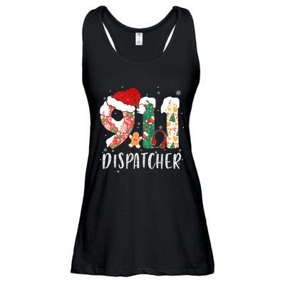 Christmas 911 Dispatcher SantaS Favorite 911 Dispatcher Ladies Essential Flowy Tank