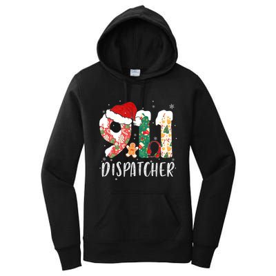 Christmas 911 Dispatcher SantaS Favorite 911 Dispatcher Women's Pullover Hoodie