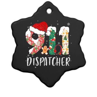 Christmas 911 Dispatcher SantaS Favorite 911 Dispatcher Ceramic Star Ornament