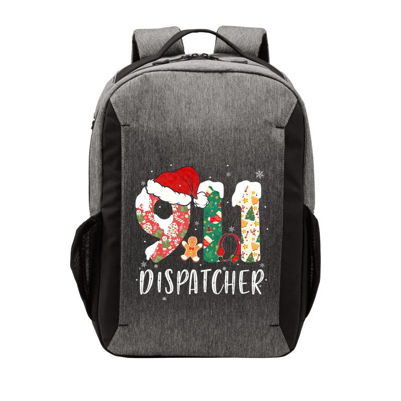 Christmas 911 Dispatcher SantaS Favorite 911 Dispatcher Vector Backpack
