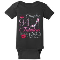 Chapter 94 Fabulous Since 1929 94th Birthday Gift For Women Baby Bodysuit