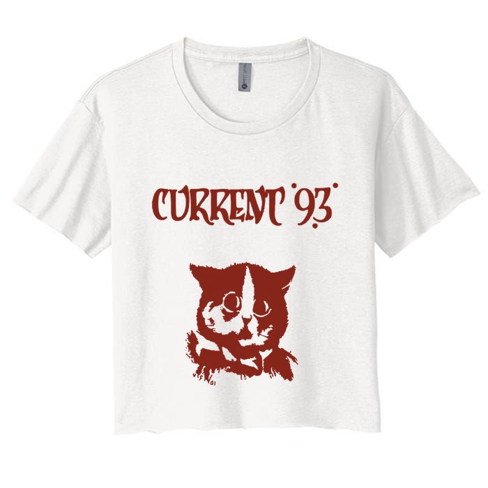Current 93 “Thunder Perfect Mind Women's Crop Top Tee