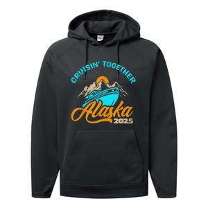 Cruising Alaska 2025 Alaskan Cruise Family Matching Performance Fleece Hoodie