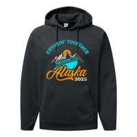 Cruising Alaska 2025 Alaskan Cruise Family Matching Performance Fleece Hoodie