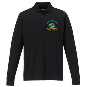 Cruising Alaska 2025 Alaskan Cruise Family Matching Performance Long Sleeve Polo