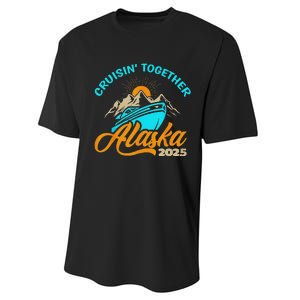 Cruising Alaska 2025 Alaskan Cruise Family Matching Performance Sprint T-Shirt