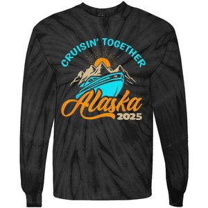 Cruising Alaska 2025 Alaskan Cruise Family Matching Tie-Dye Long Sleeve Shirt