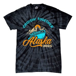 Cruising Alaska 2025 Alaskan Cruise Family Matching Tie-Dye T-Shirt