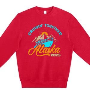 Cruising Alaska 2025 Alaskan Cruise Family Matching Premium Crewneck Sweatshirt