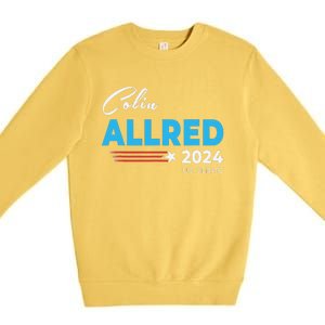 Colin Allred 2024 For Us Senate Texas Tx Democrat Senator Premium Crewneck Sweatshirt