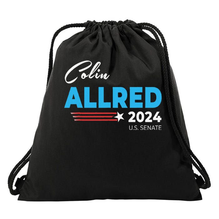 Colin Allred 2024 For Us Senate Texas Tx Democrat Senator Drawstring Bag